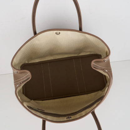 Hermes｜ Garden Party PM Handbag Negonda Etoupe 2008