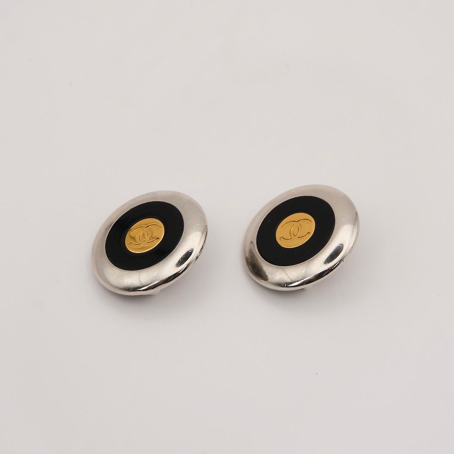 Chanel｜ Vintage  Coco Mark  round earring  97A