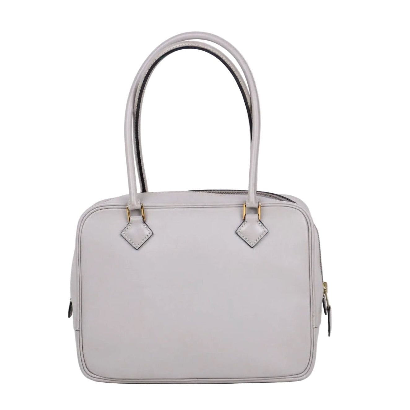 Hermes｜ Plume Mini  Handbag Plume 20 Box Calf Gris Perle 2011