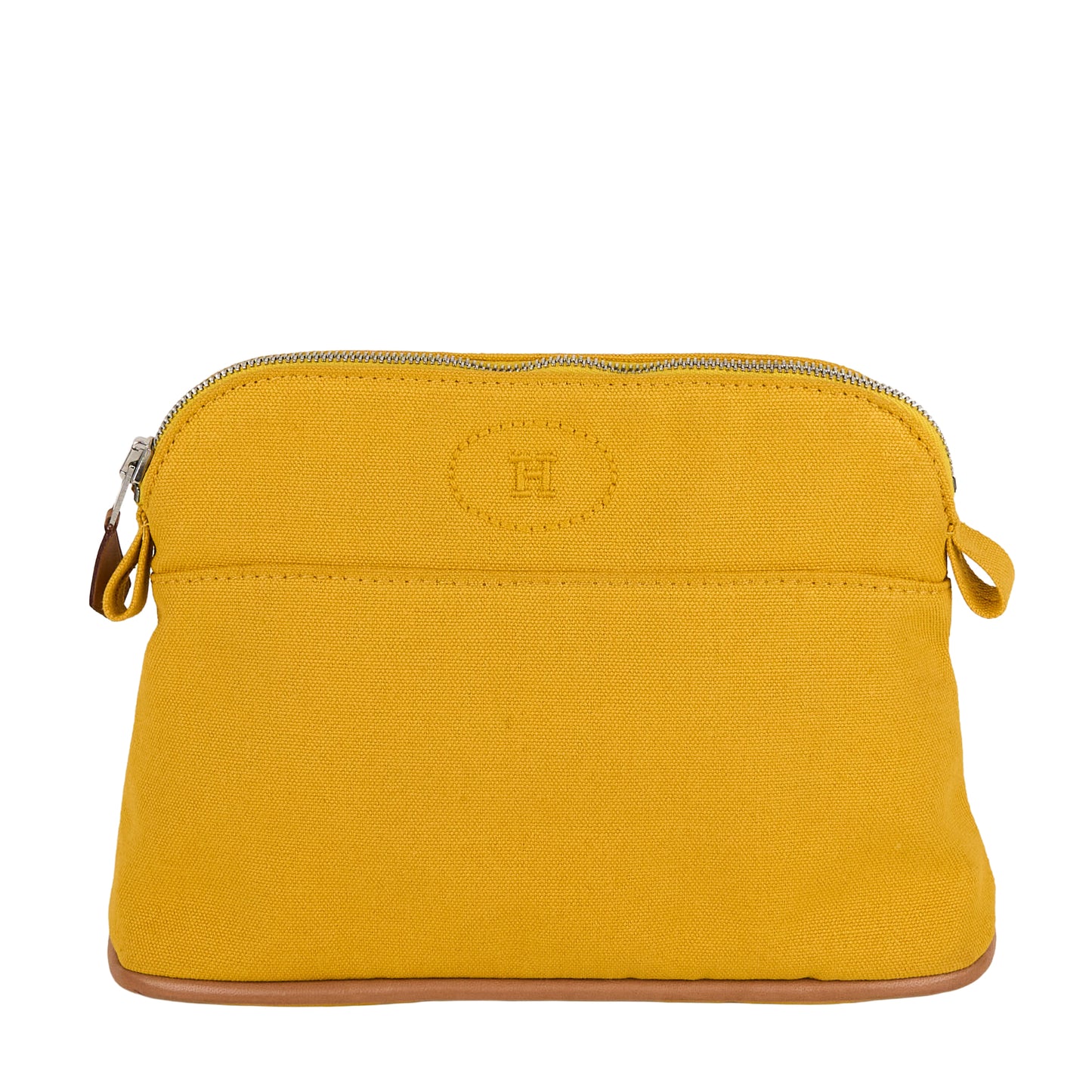 Hermes｜Bolide Cosmetic Pouch Toile Jaune