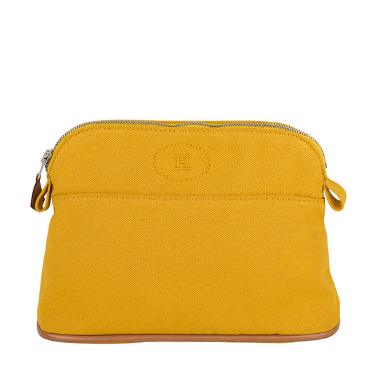 Hermes｜Bolide Cosmetic Pouch Toile Jaune