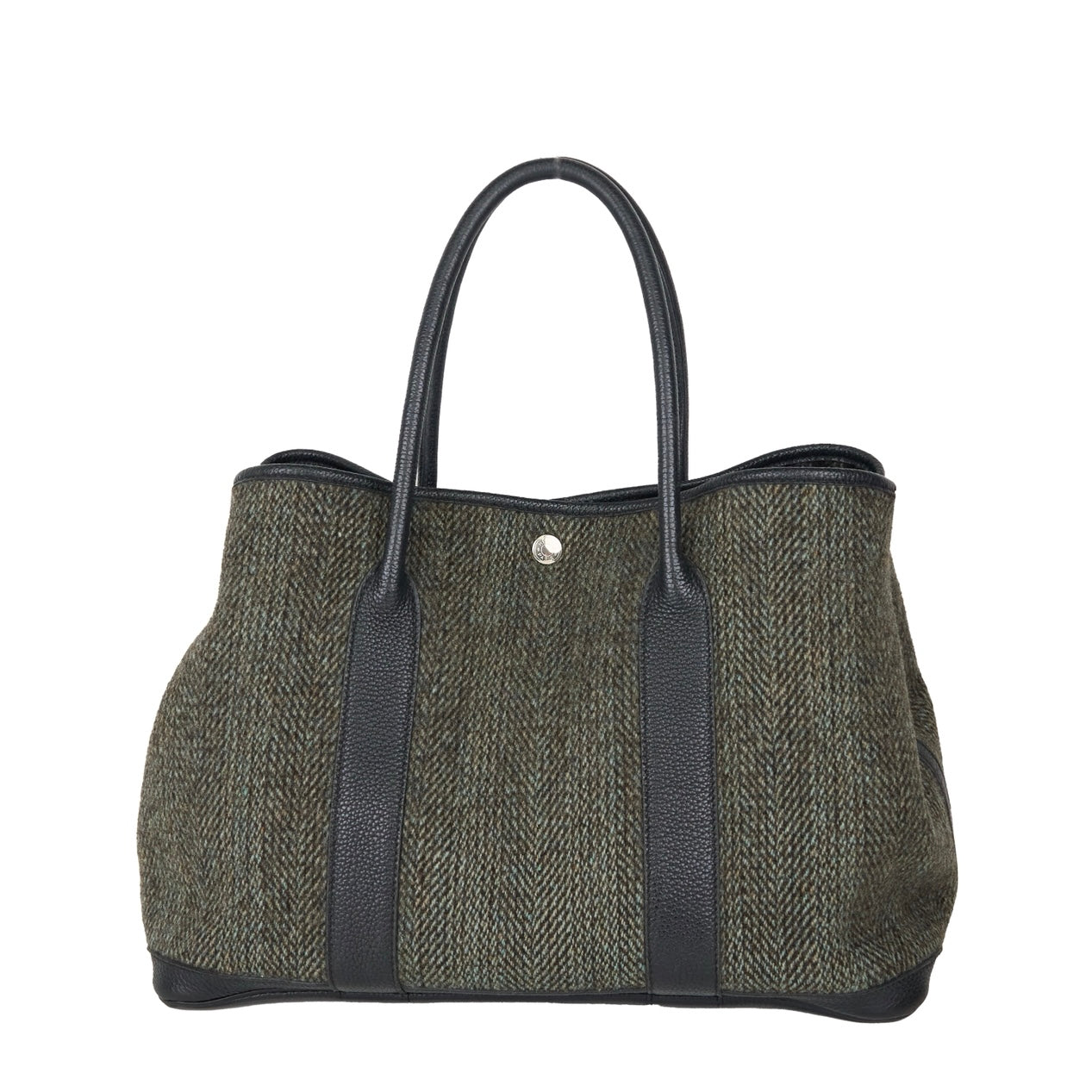 Hermes｜ Garden Party PM  Wool Handbag 2003