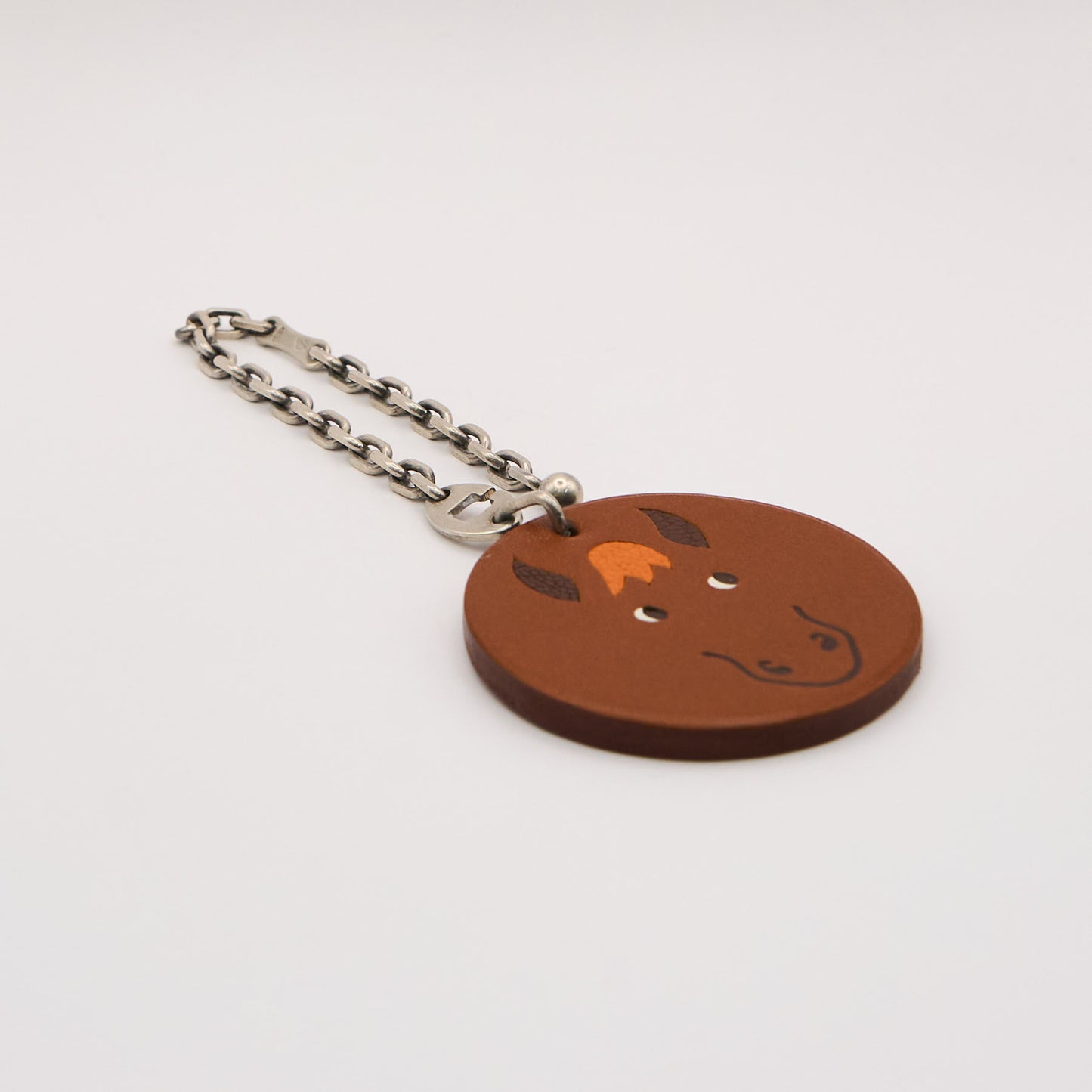 Hermes |S925 chain Bag Charm Barenia Horse