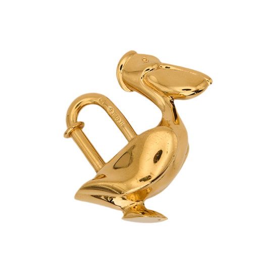Hermes |1992 Limited La mer Pelican Cadena Gold
