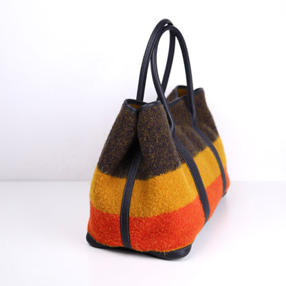 Hermes｜ Limited Garden Party PM  Wool Handbag