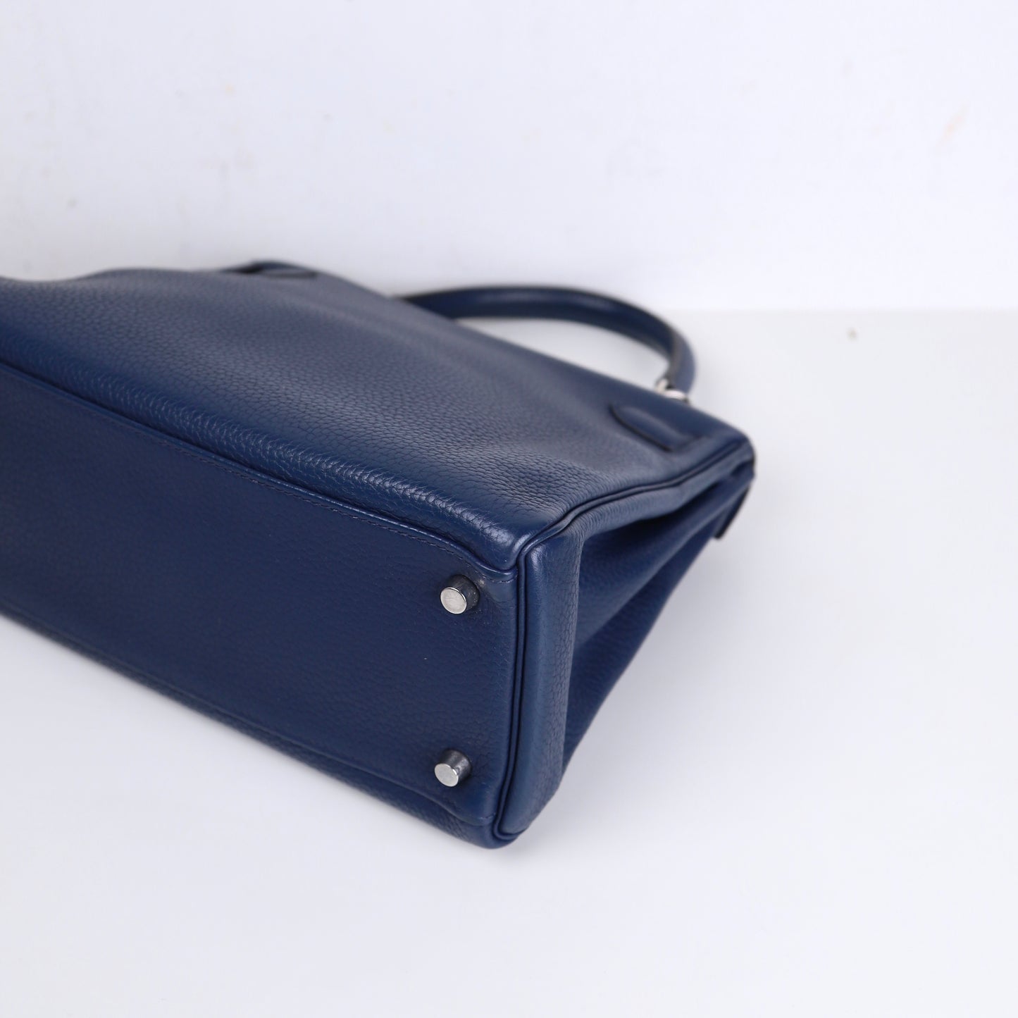 Hermes｜ Kelly 28 Handbag Togo Prussian Blue 2009