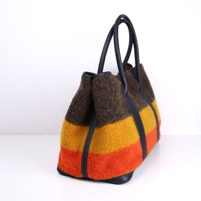 Hermes｜ Limited Garden Party PM  Wool Handbag