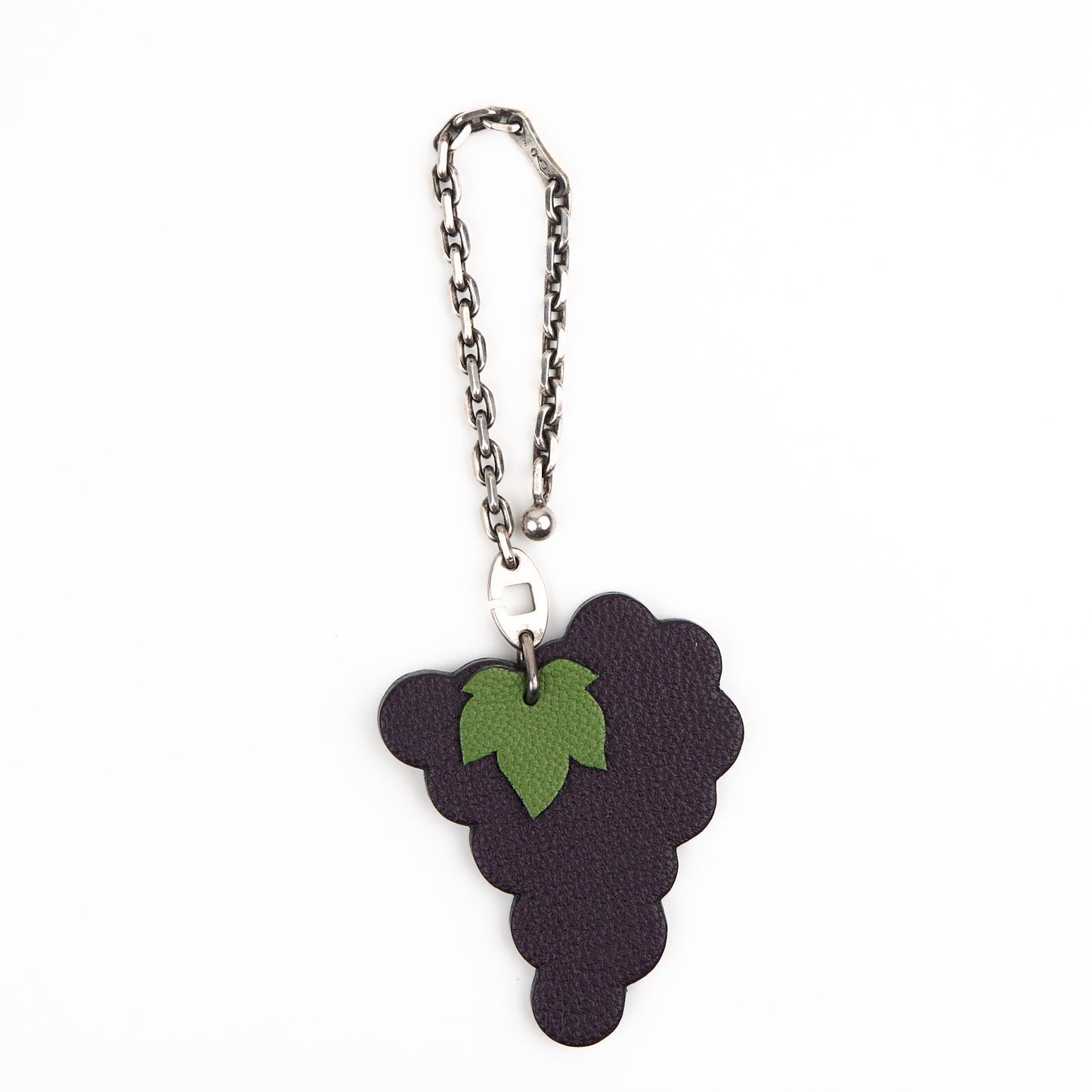 Hermes|S925  Bag Charm Chevre Mysore Grape Raisin
