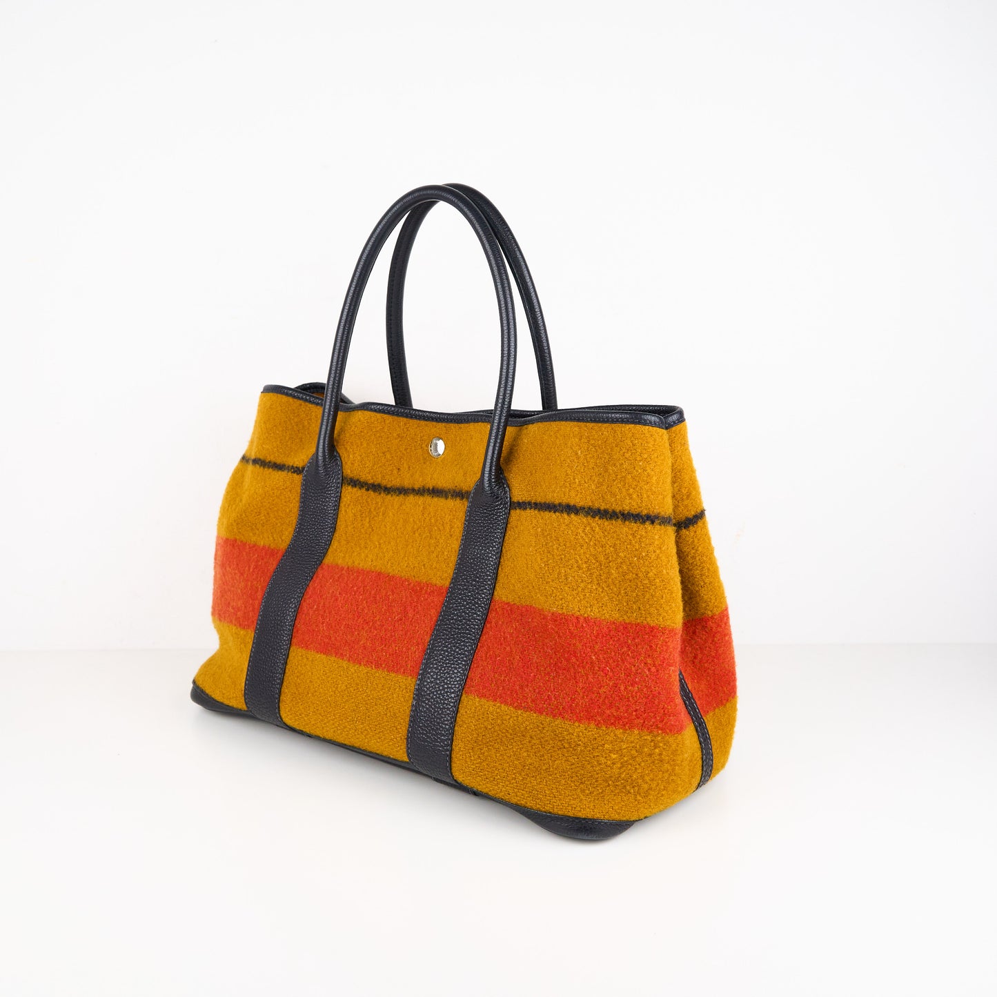 Hermes｜ Garden Party PM  Wool Handbag
