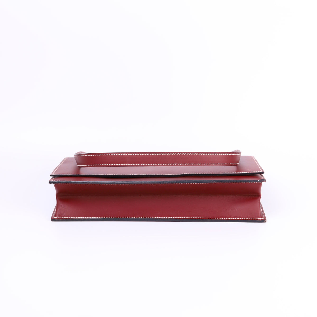 Hermes Valentine  Shoulder bag in Chamonix Rouge H 2001, bottom
