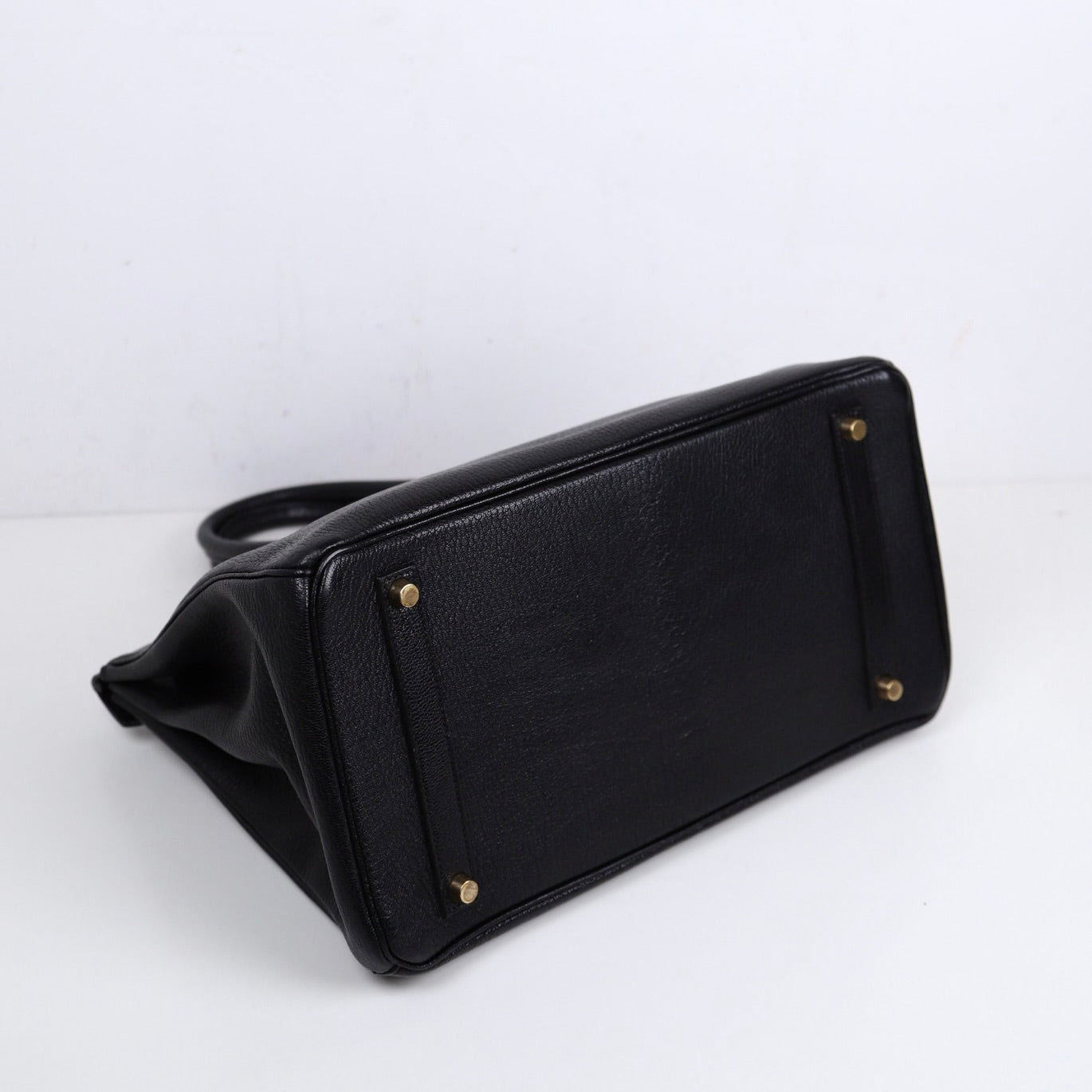 Hermes| Birkin 35 Handbag  Black Coromandel Cherve 2001