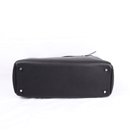 Hermes Cabana Tote Bag in Black Togo 2002