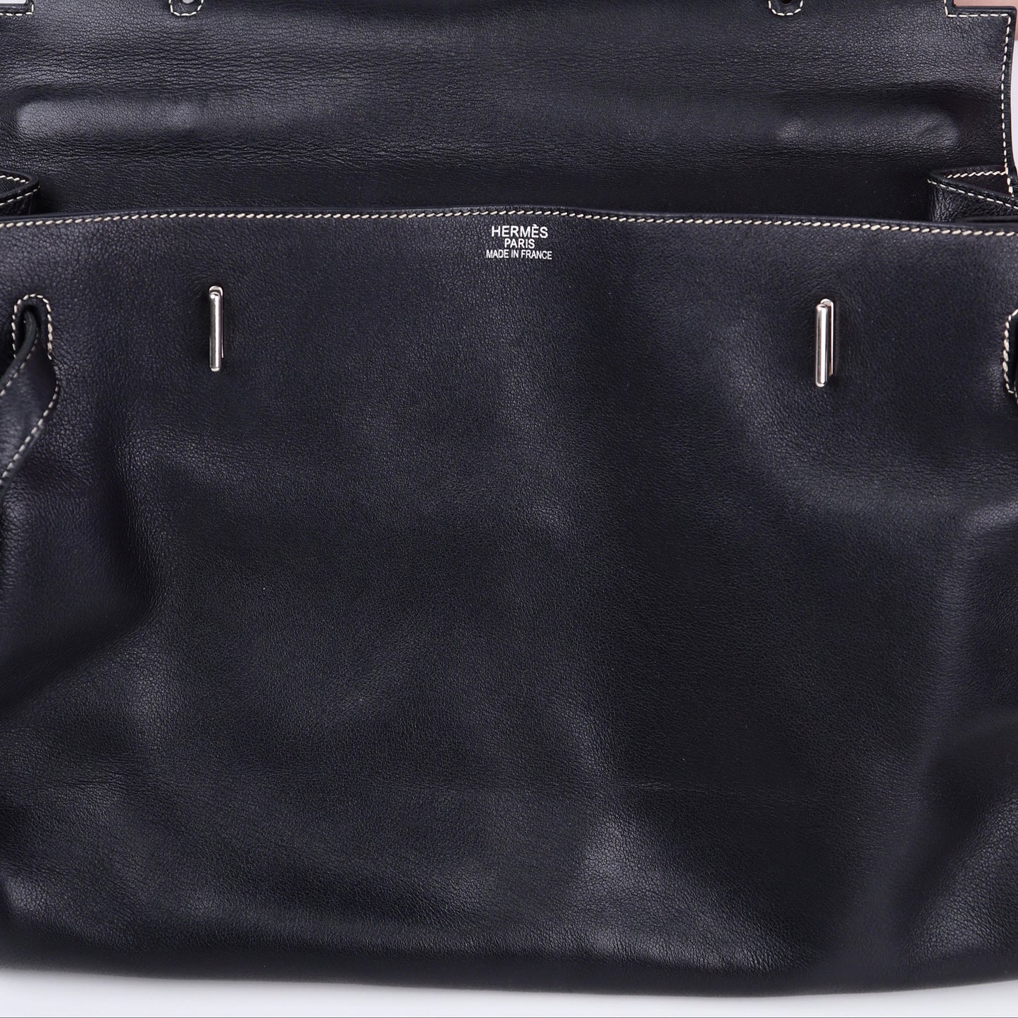 Hermes｜Kelly Flat  Handbag Black Swift 2007