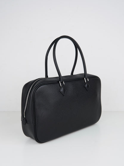 Hermes｜Plume elan 28 Handbag Black Epsom 2005