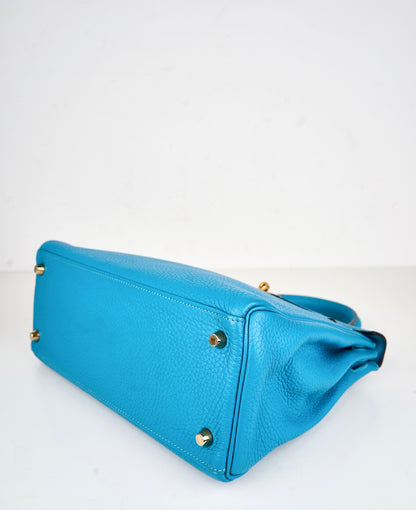 Hermes｜Kelly 28 Togo Turquoise Blue 2004