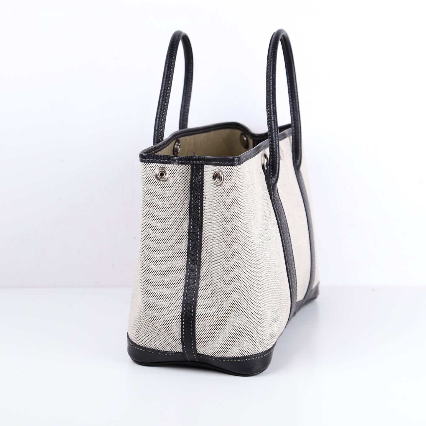 Hermes｜ Garden Party  TPM  Handbag Buffalo/Toile 2005