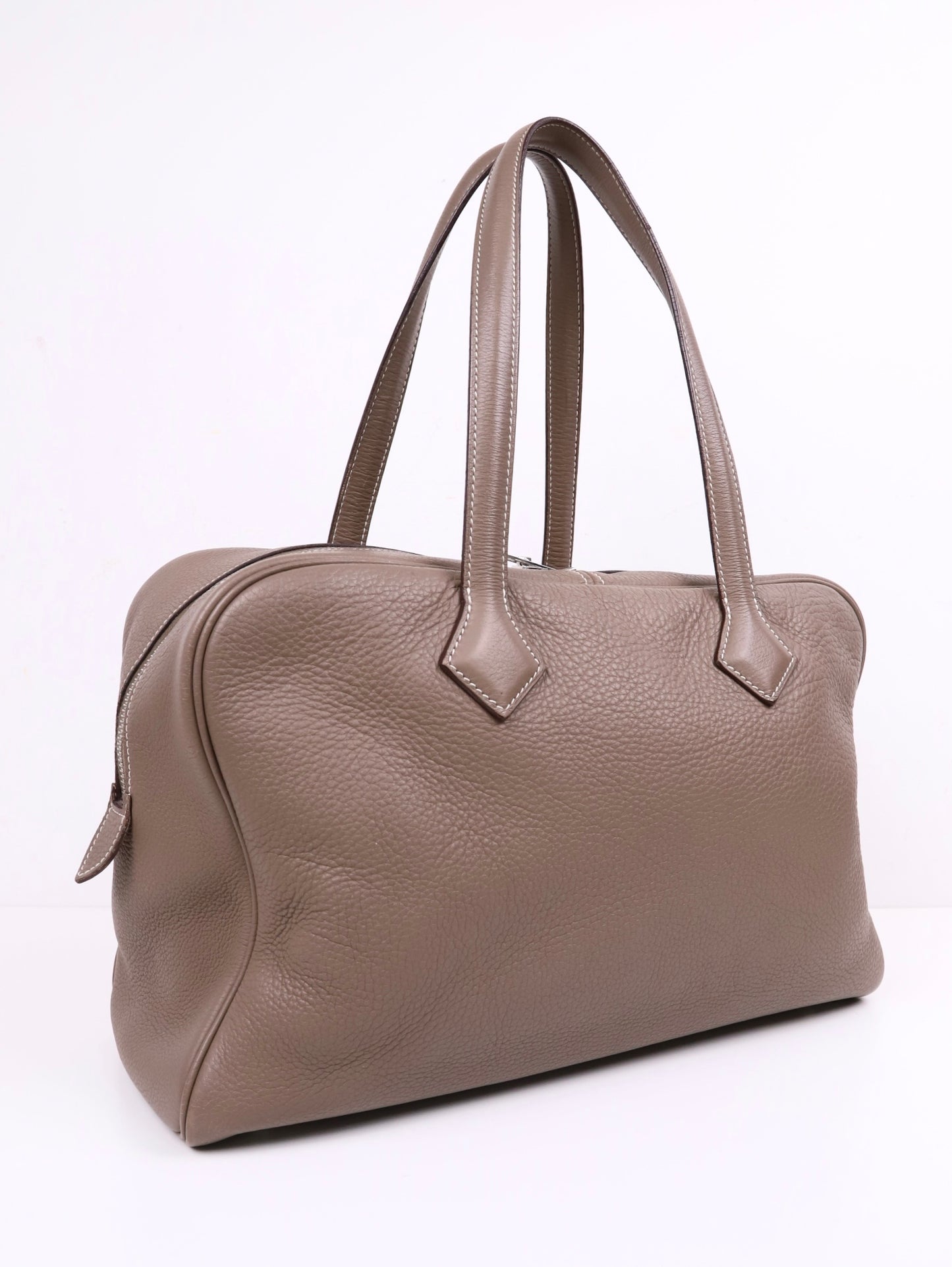 Hermes| Victoria Ⅱ 35 Etoupe Taurillon Clemence 2007