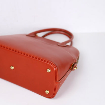 Hermes｜Bolide 31 Handbag Box Calf Brique 1995