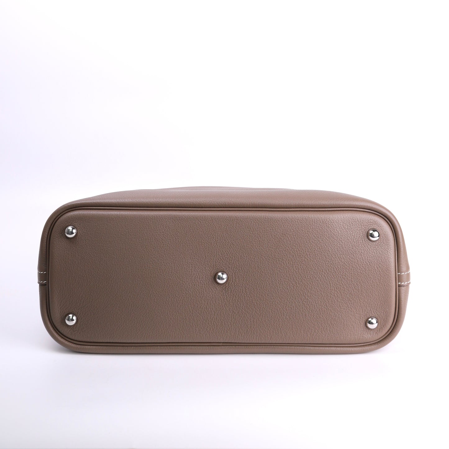 Hermes Bolide Relax 35 Handbag in Novillo Etoupe 2015,bottom