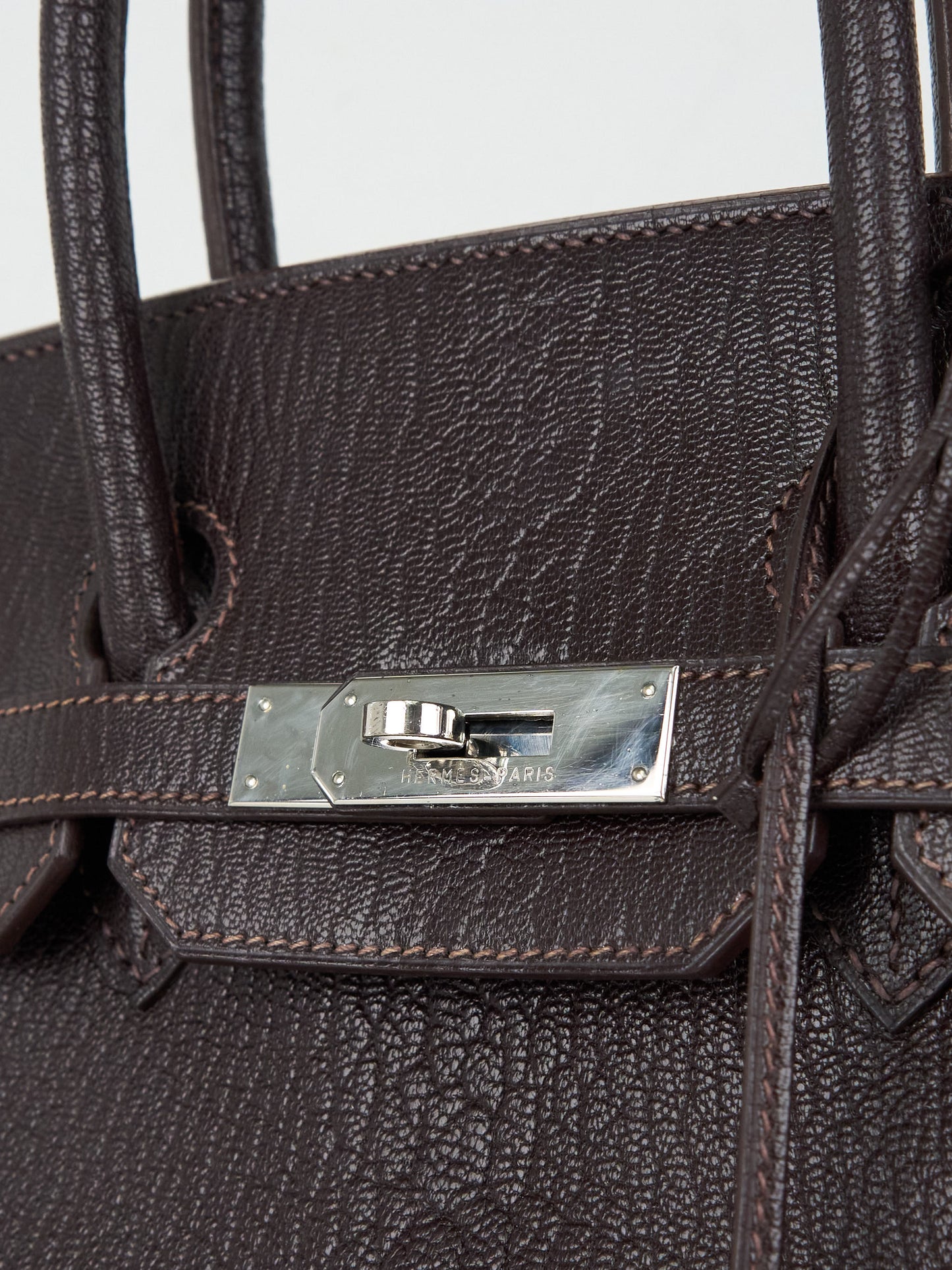 Hermes| Birkin 35 Handbag  Ebene Coromandel Cherve 2002
