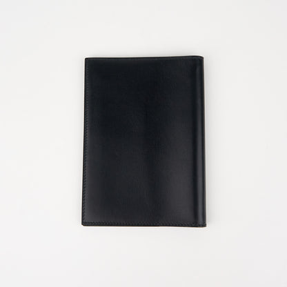 Hermes| Journal Case Passport Cover Black Box Calf 1997