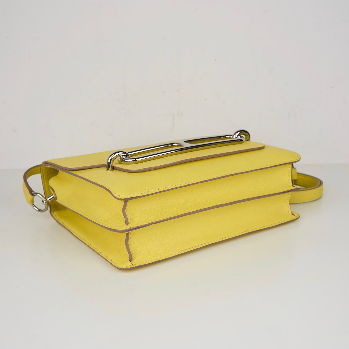 Hermes｜ Roulis 23 Shoulder bag  Lime Evercolor 2021