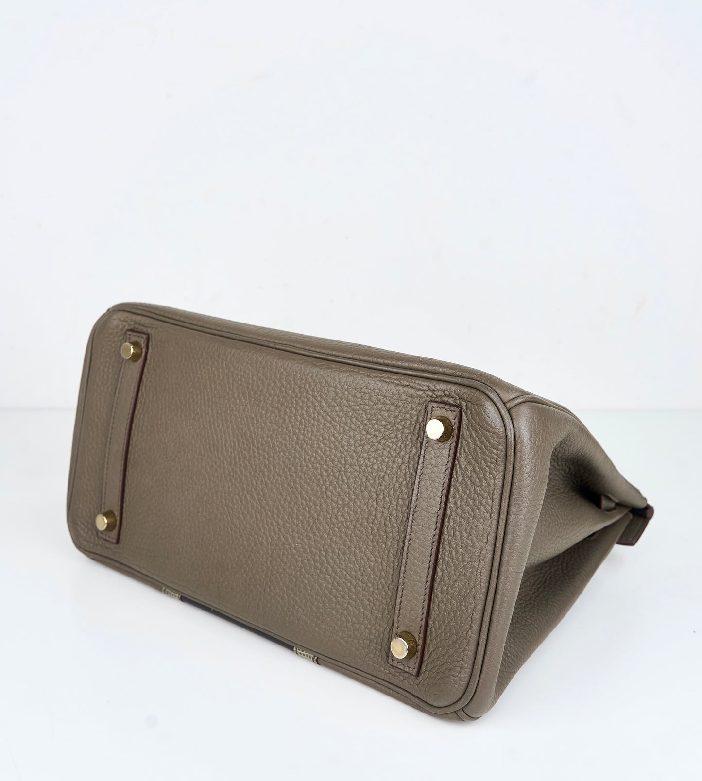 Hermes｜Birkin 30 Club Togo/Lizard  Etain/Graphite/Vert Olive  2011