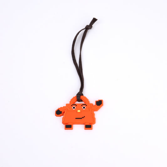 Hermes Kelly Doll Charm Gem, full view
