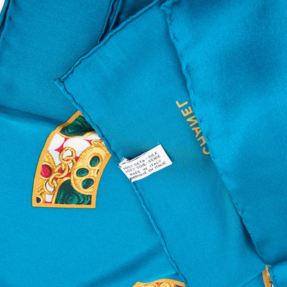 Chanel  | Coco Mark Silk Scarf
