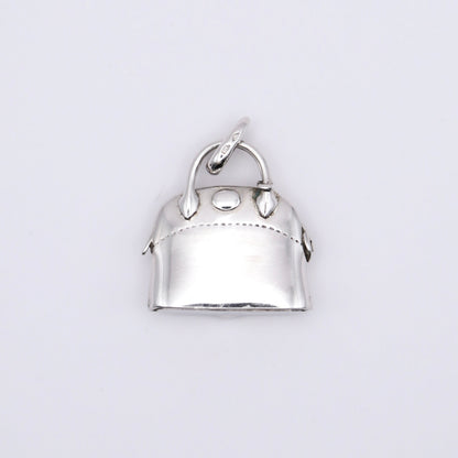 Hermes | S925 Silver  Bolide Bag Motif Pendant Top Charm