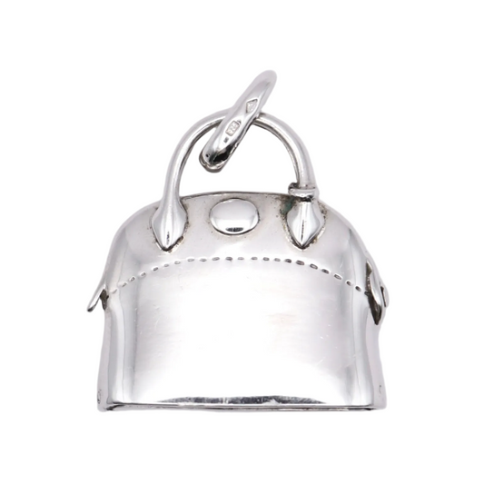 Hermes | S925 Silver  Bolide Bag Motif Pendant Top Charm