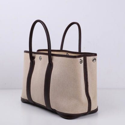 Hermes｜ Garden Party  TPM  2-Way Handbag Toile 2006