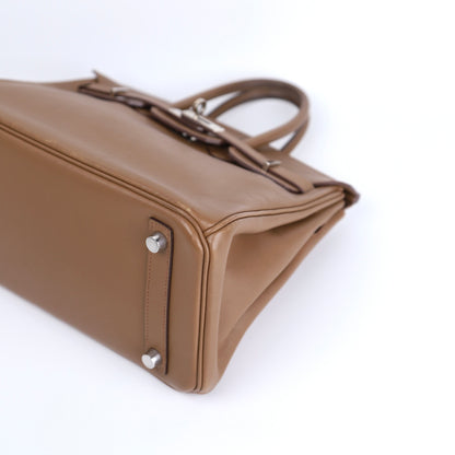 Hermes Birkin 25 Handbag in Swift Alezan 2009，corner2