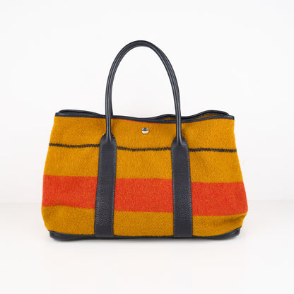 Hermes｜ Garden Party PM  Wool Handbag