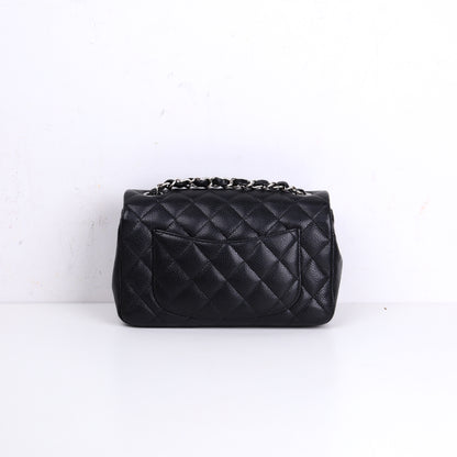 Chanel｜Classic Flap Mini Chain Shoulder bag Caviar Black