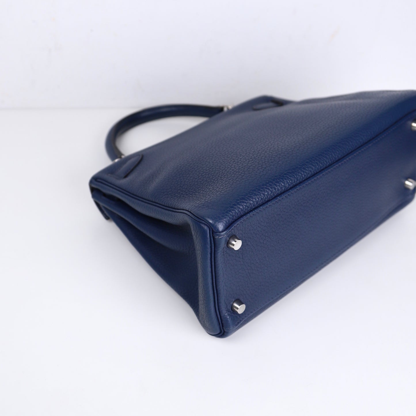 Hermes｜ Kelly 28 Handbag Togo Prussian Blue 2009