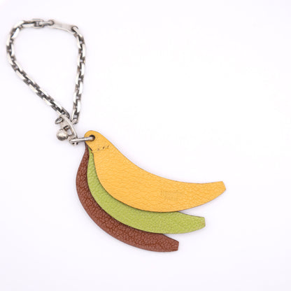 Hermes | S925 Silver chain Bag Charm Cherve Banana