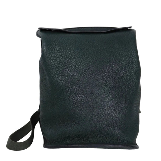 Hermes｜ Sherpa PM Togo Backpack Vert Titien