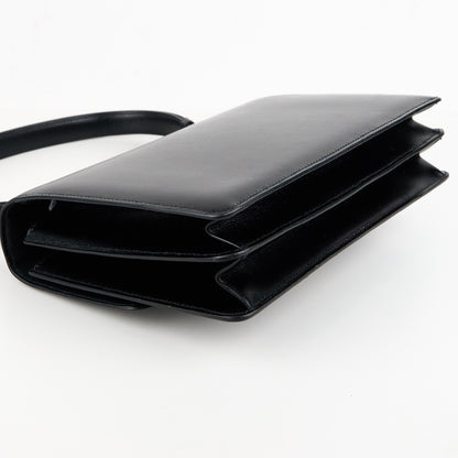 Hermes｜Fonsbelle shoulder bag Box Calf  Black  1989
