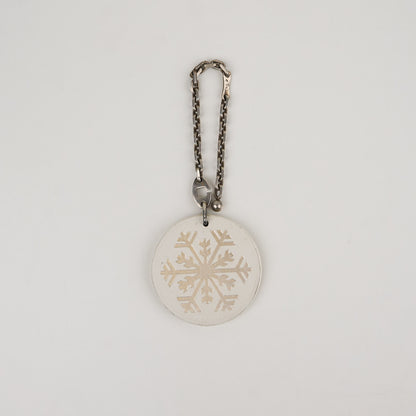 Hermes |S925 Chain Bag Charm Snowflake