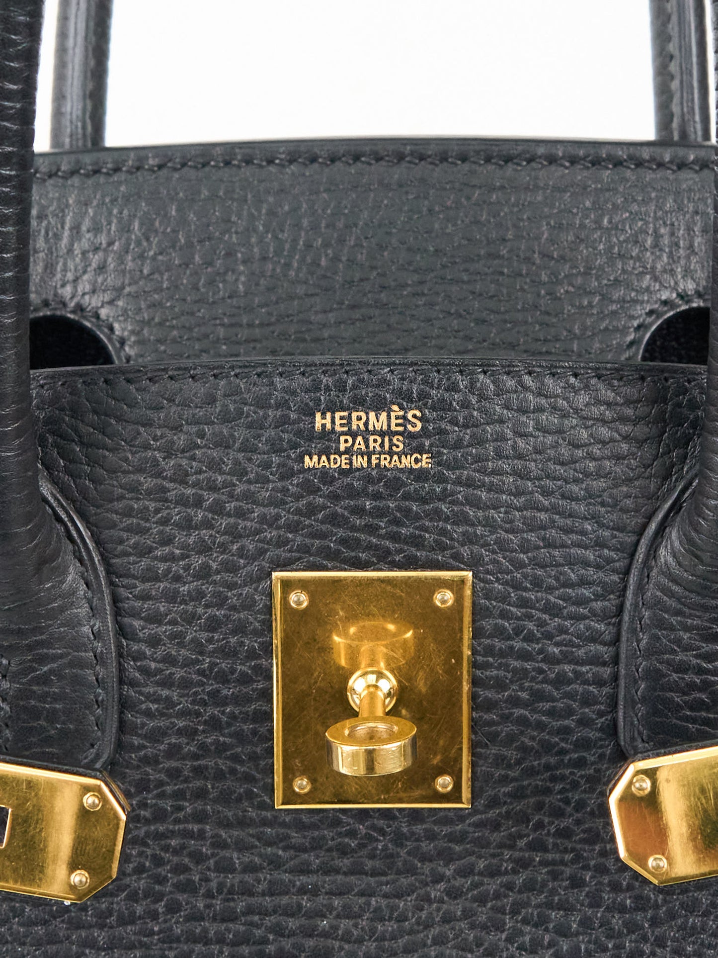Hermes｜Birkin 30 Handbag  Vachette Ardennes Black  2003
