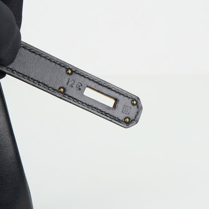 Hermes｜ Kelly28 Handbag Box calf Black 1998