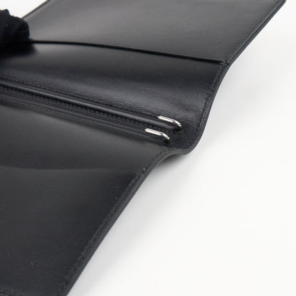 Hermes| Journal Case Passport Cover Black Box Calf 1997