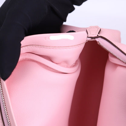 Hermes Plume Mini Handbag Plume in Rose Sakura Swift 2015, year stamp T