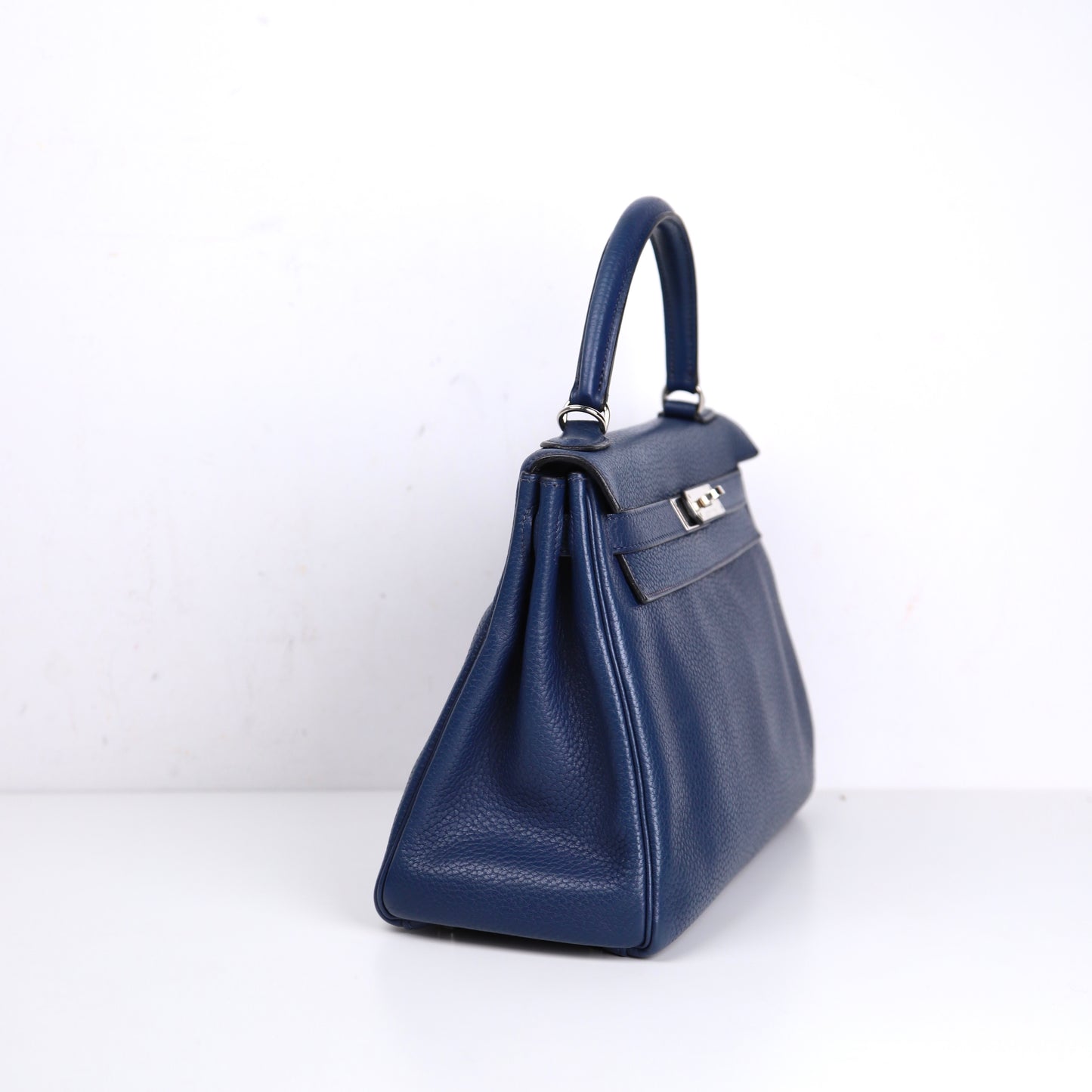 Hermes｜ Kelly 28 Handbag Togo Prussian Blue 2009