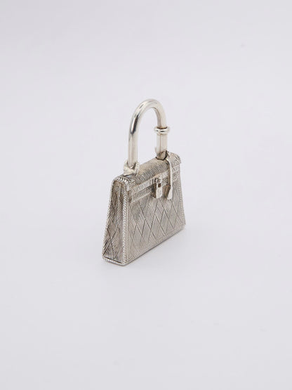 Hermes |Kelly bag  motif Cadena Silver S925