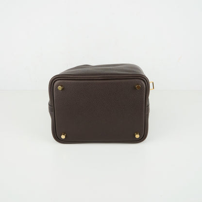 Hermes｜ Picotin PM Handbag  Faubourg  Ebene 2022