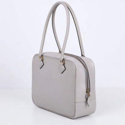 Hermes｜ Plume Mini  Handbag Plume 20 Box Calf Gris Perle 2011