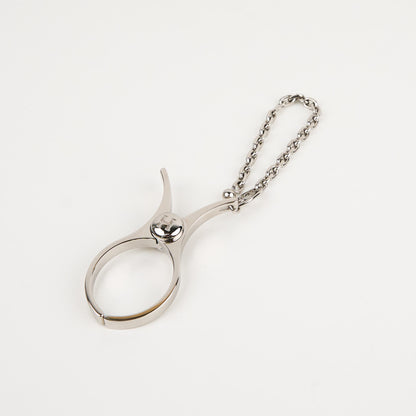 Hermes | Filou Glove Clip Silver