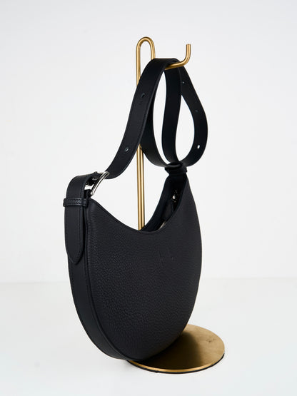 Hermes｜ P'tit Arcon Bag Black Togo and Swift Palladium Hardware